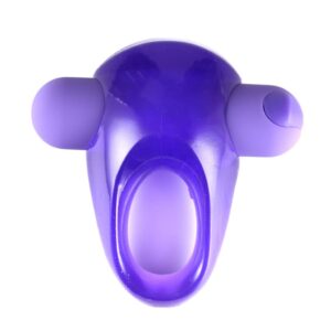 CASEY RECHARGEABLE VIBRATING ERECTION ENHANCER RING PURPLE