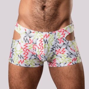 CUT IT OUT! CUTOUT SHORT RED MEDIUM