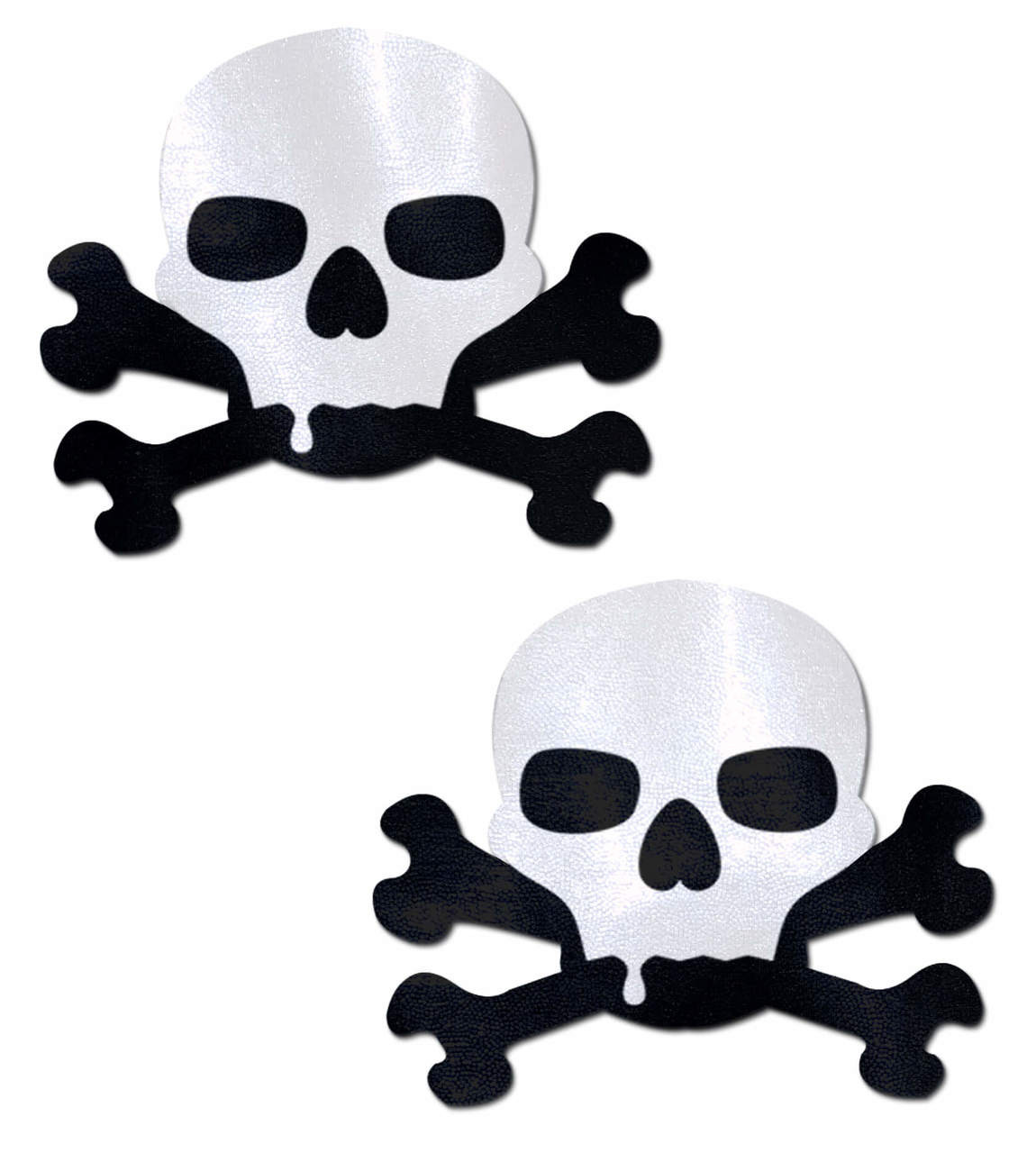 (WD)PASTEASE SULLEN SKULL BLAC WHITE