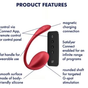 SATISFYER SHINY PETAL RED (NET)