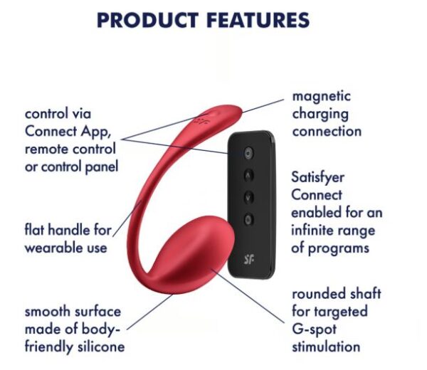 SATISFYER SHINY PETAL RED (NET)