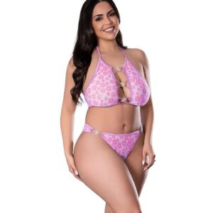 DAISY HALTER BRA & PANTY SET DAISY 2XL