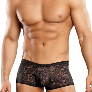 MINI SHORT STRETCH LACE BLACK LARGE