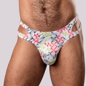 CUT IT OUT! CUTOUT THONG RED L/XL