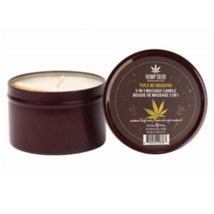 HEMP SEED 3-IN-1 MASSAGE CANDL YULE BE BEGGING 6OZ
