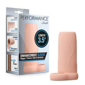 PERFORMANCE PENIS EXTENDER ENHANCEMENTE SLEEVE 3.5 VANILLA"