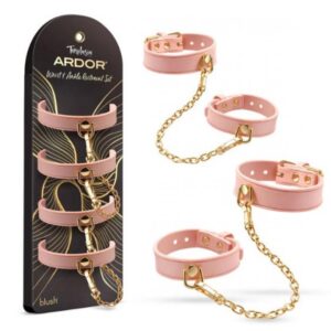 TEMPTASIA ARDOR WRIST & ANKLE RESTRAINTS PINK