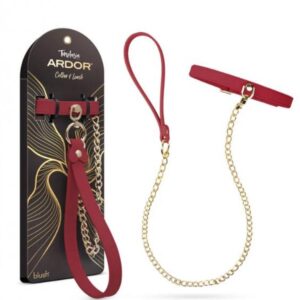 TEMPTASIA ARDOR COLLAR & LEASH RED