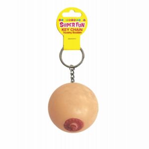 SUPER FUN KEY CHAIN ONE SQUISHY BOOB