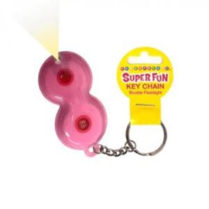 SUPER FUN KEY CHAIN BOOBIE FLASHLIGHT