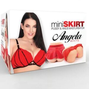 ANGELA WHITE MINI SKIRT MASTURBATOR