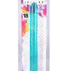 CRYSTAL JELLIES 12IN JR DOUBLE DONG TEAL
