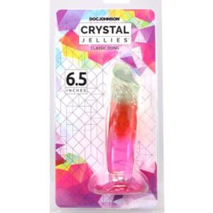 CRYSTAL JELLIES 6.5 IN DONG RAINBOW