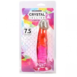 CRYSTAL JELLIES 7.5 IN DONG RAINBOW