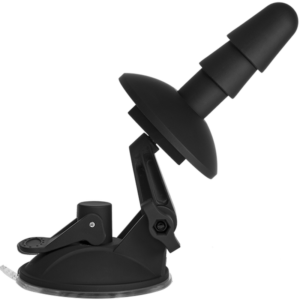 VAC U LOCK DELUXE SUCTION CUP PLUG BLACK