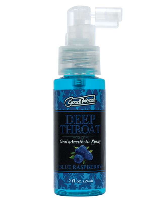 GOODHEAD DEEP THROAT SPRAY BLUE RASPBERRY 2 FL OZ