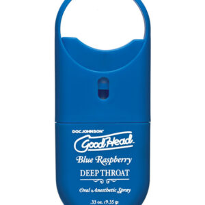 GOODHEAD DEEP THROAT SPRAY TO GO BLUE RASPBERRY