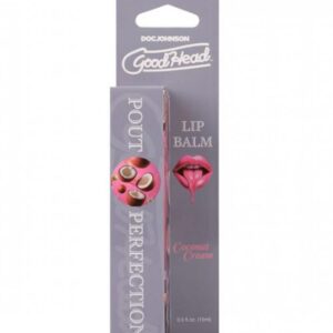 GOODHEAD POUT PERFECTION LIP BALM 0.5oz COCONUT CREAM