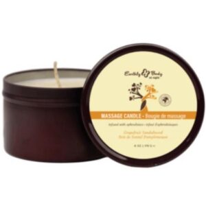EARTHLY BODY AT NIGHT CANDLE APHRODISIAC GRAPEFRUIT SANDALWOOD 6OZ