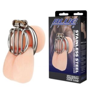 STAINLESS STEEL INVERTED MICRO JAIL TIME CHASTITY CAGE
