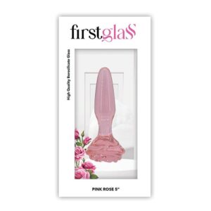 FIRST GLASS ROSE BUTT PLUG S