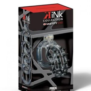 KINK CHASTITY PRICK COCK CAGE M CLEAR