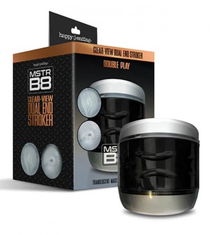 MSTR B8 CLEAR VIEW DUAL END STROKER DOUBLE PLAY