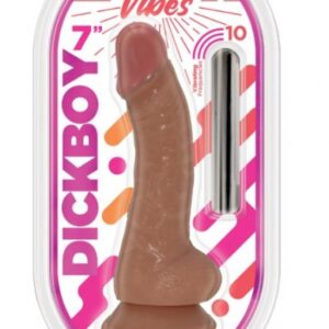 DICKBOY VIBES CARAMEL LOVERS 7 IN RECHARGEABLE BULLET