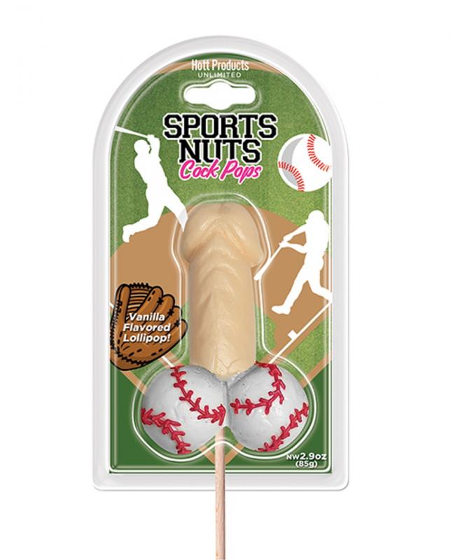 SPORTS NUTS COCK POPS BASEBALL VANILLA LOVERS