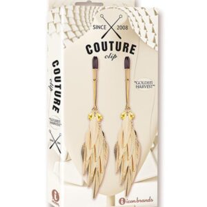 COUTURE CLIPS GOLDEN HARVEST LUXURY NIPPLE CLAMPS