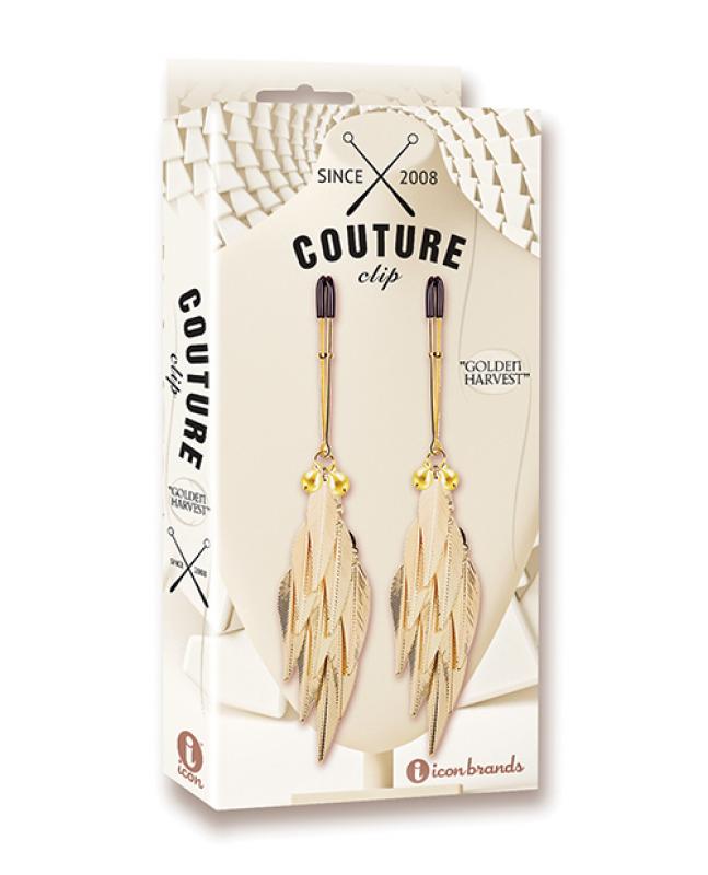 COUTURE CLIPS GOLDEN HARVEST LUXURY NIPPLE CLAMPS