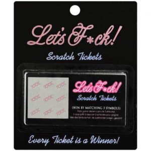 LETS FUCK SCRATCH TICKETS