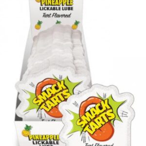 SMACK TARTS LICKABLE MASSAGE OIL 36 PC DISPLAY PINEAPPLE