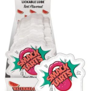 SMACK TARTS LICKABLE MASSAGE OIL 36 PC DISPLAY WATERMELON