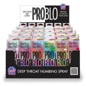 PROBLO DEEP THROAT SPRAY 24PC DISPLAY