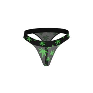 HAZY DAYZ MICRO THONG POTLEAF L/XL