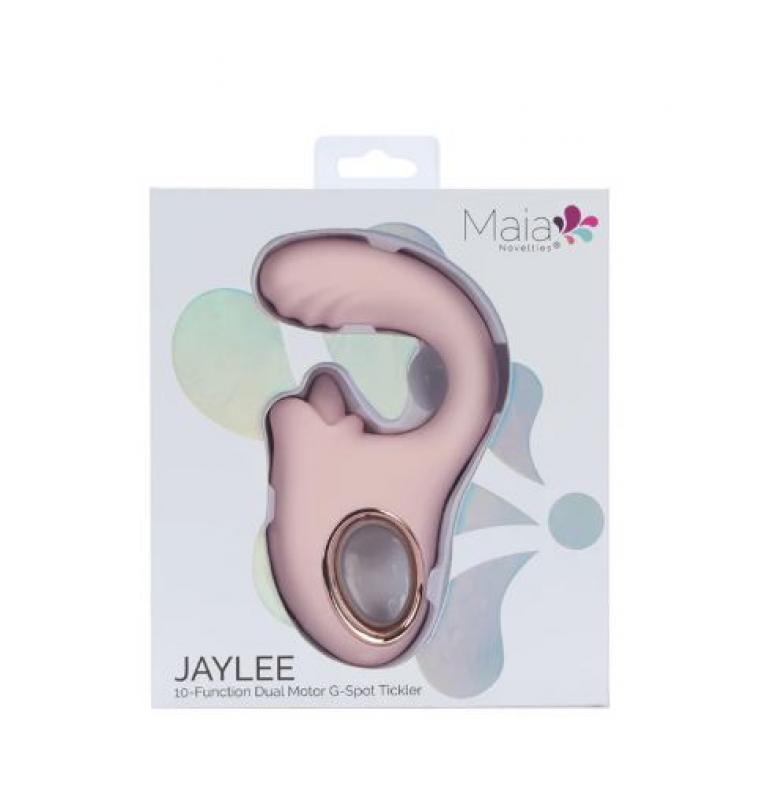 JAYLEE DUAL MOTOR G-SPOT TICKLER VIBRATOR PINK