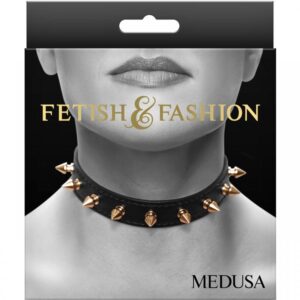 FETISH & FASHION MEDUSA COLLAR BLACK
