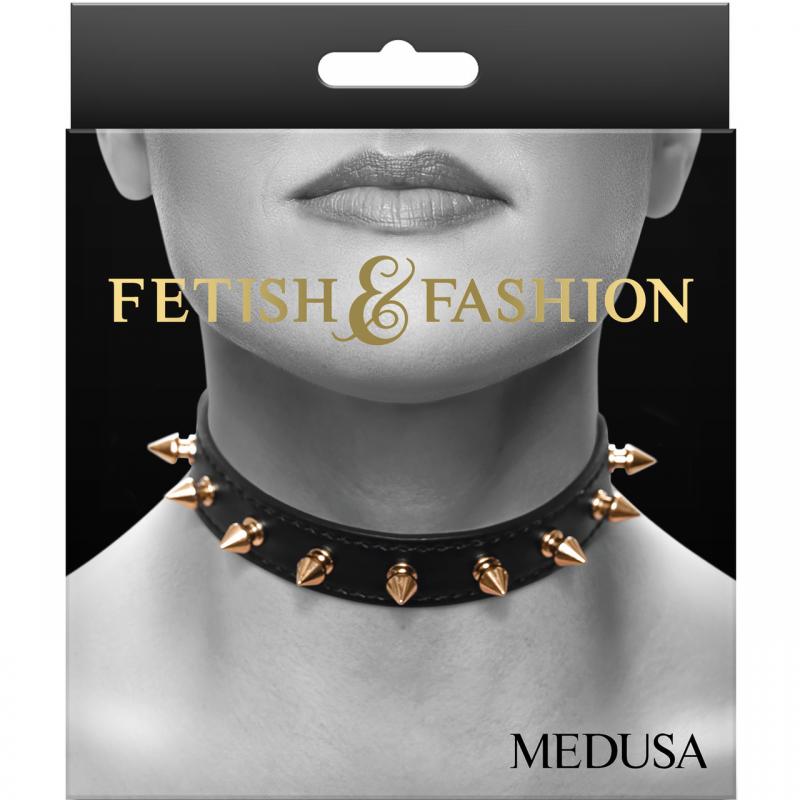 FETISH & FASHION MEDUSA COLLAR BLACK