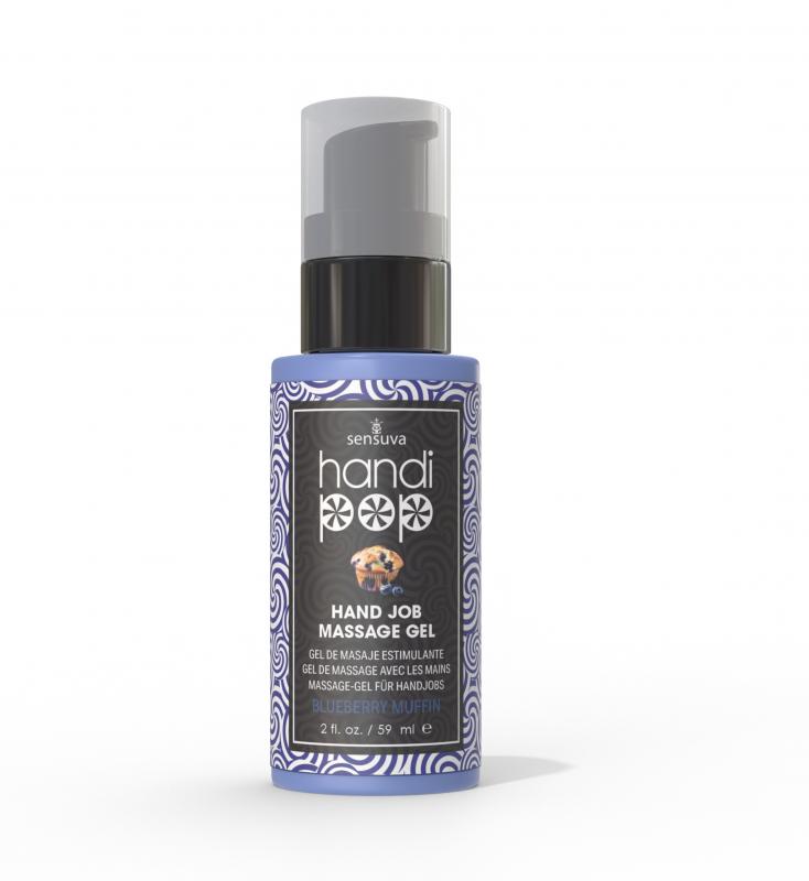 HANDIPOP EDIBLE MASSAGE GEL BLUEBERRY MUFFIN 2 OZ