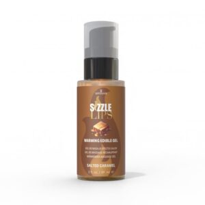 SIZZLE LIPS WARMING GEL SALTED CARAMEL 2 OZ