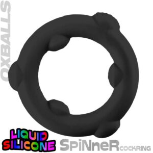 SPINNER BLACK SILICONE
