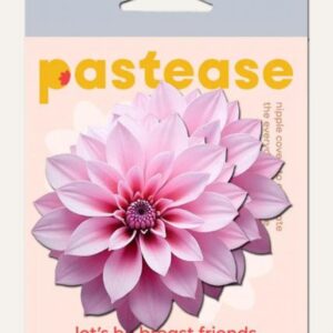 PASTEASE TROPICAL PINK DAHLIA BOTANICAL FLOWER BREAST BREAST PASTIES