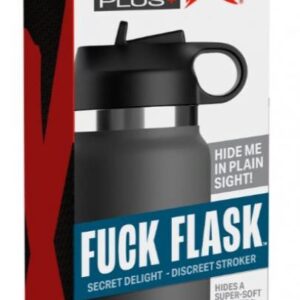 PDX PLUS FUCK FLASK SECRET DELIGHT DISCREET STROKER GREY BOTTLE BROWN