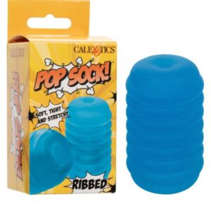POP SOCK! RIBBED BLUE