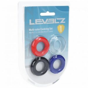LEVELZ MULTICOLOR COCK RING SET 4