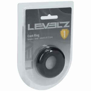 LEVELZ LIQUID SILICONE COCK RING S BLACK