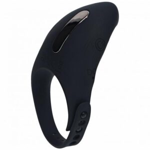 LEVELZ ADJUSTABLE VIBRATING COCK RING BLK
