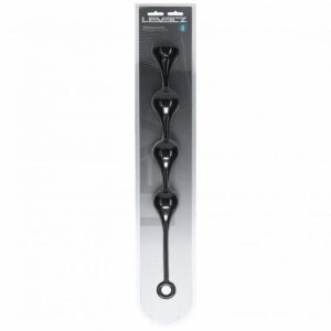 LEVELZ WATERDROP SILICONE ANAL BALLS XL 50MM BLACK