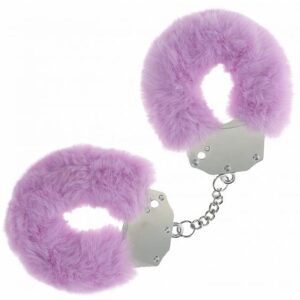 OUCH! HEAVY DUTY FLUFFY HANDCUFFS LAVENDER